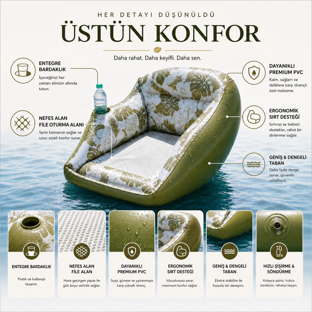 Premium Yetişkin Havuz Koltuğu