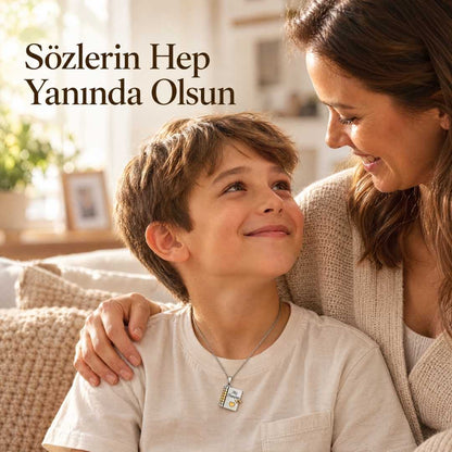 Daima Seninle – Mesajlı Kitap Kolye