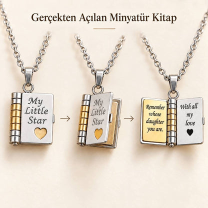 Daima Seninle – Mesajlı Kitap Kolye