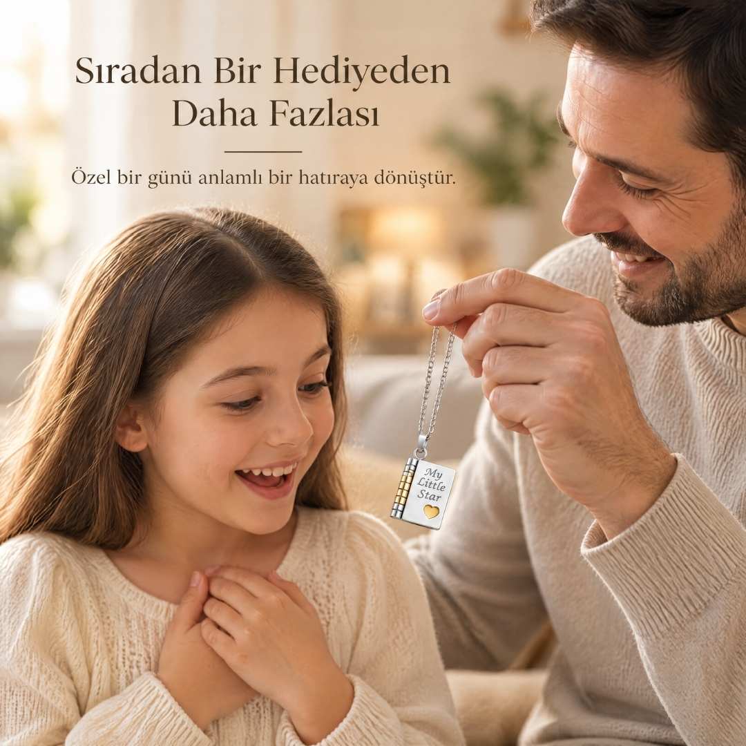 Daima Seninle – Mesajlı Kitap Kolye