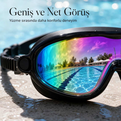 Noir Pro™ Siyah Premium Yüzücü Gözlüğü