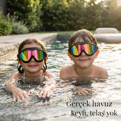 Noir Pro™ Siyah Premium Yüzücü Gözlüğü