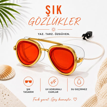 UV Korumalı Net Görüşlü Yüzme Gözlüğü