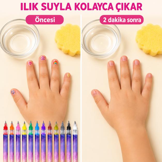 Tırnak Süsleme Kalemleri