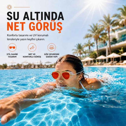 Yetişkin Güneş & Yüzme Gözlüğü